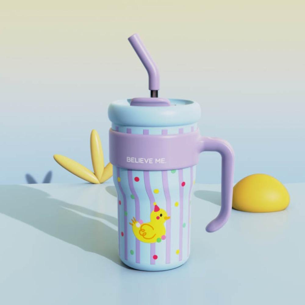 

316 Stainless Steel Vacuum Cup With Handle Direct Drinking Cup Insulated Cup Office Workers фіолетовий