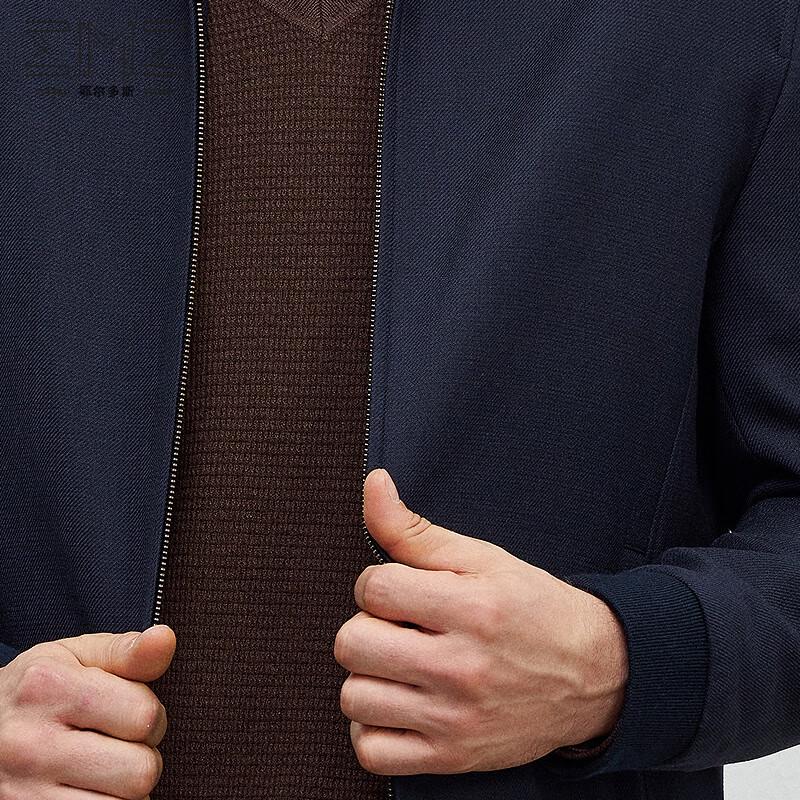 EMZ Men's Fashion Lapel Autumn Jacket 9D7521209