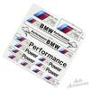 2026 Hot Motorcycle Car Helmet Body Reflective Decoration Sticker For BMW E90 E91 F20 E92 E93 E60 E61 F10 F07 E63 E64 F12 F13 F30 E87 F20