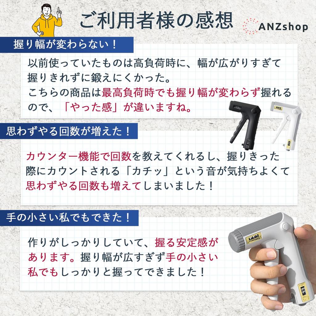 ANZshop Latest Model Hand Grip, Variable Load Type, 5-60kg Grip