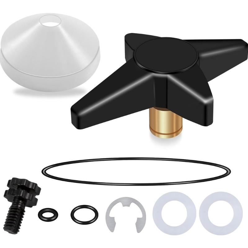 

Swimming Pool Filter Knob Locking Knob Pool Filter Knob Set Pool Maintenance Part Sealing Rings for C12002 C12002S C1502 1