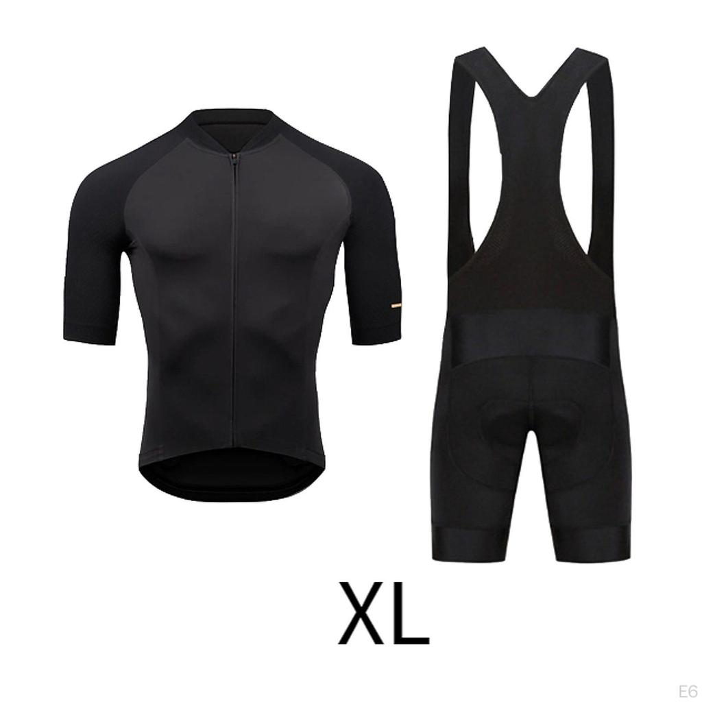 Radtrikot-Set Trägerhose Fahrrad-Sportbekleidung Rennrad-Shirt für Spiele-Enthusiasten