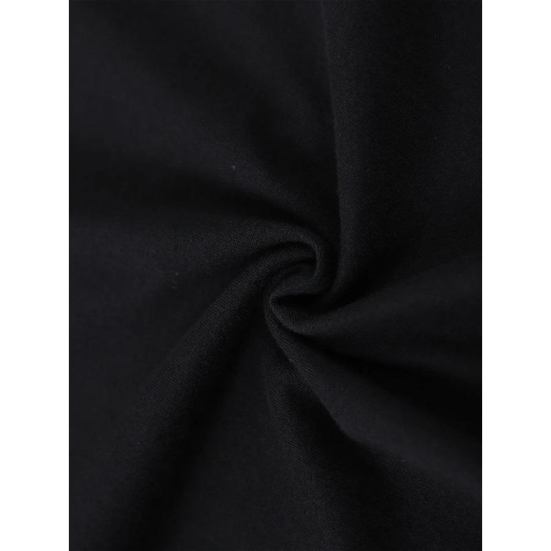 European Sizes A “Motorcycle - Skull and Exhaust Pipes” Biker - Themed and Tough - Looking Graphic Comfortable Crew Neck Men's Back