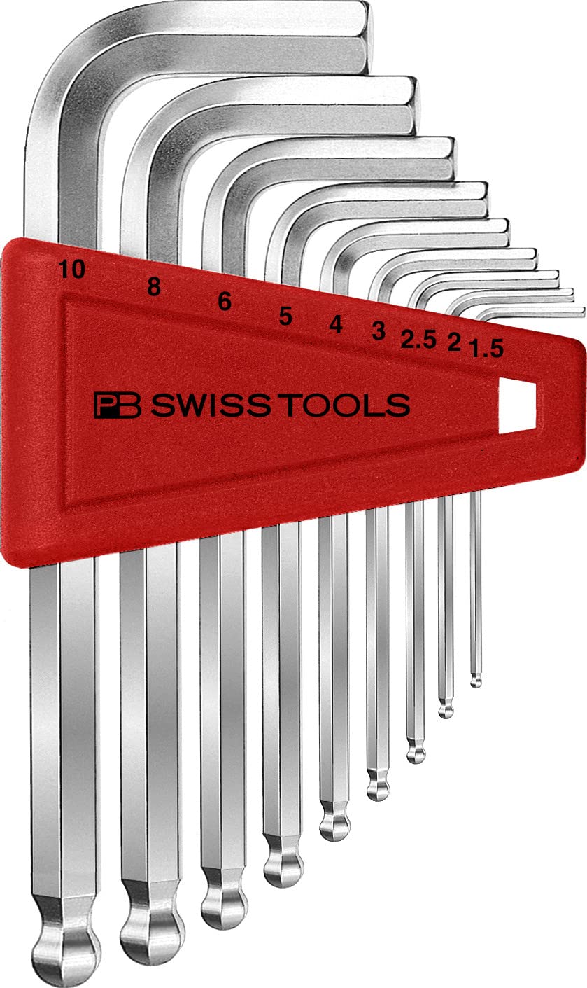 

PB Swiss Tools PB Swiss Tools Hex wrench set with ball 212H-10CN