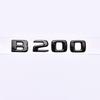 Gloss Black Rear Trunk Emblem Badge For Mercedes-Benz B180 B200 B220 B260 3D Logo Sticker Replacement Car Styling Accessories OB1