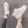 Warm Plush Winter Genuine Leather Women White Shoes High top Fashion Brand Sneakers Ladies Shoes Casual Soft Breathable