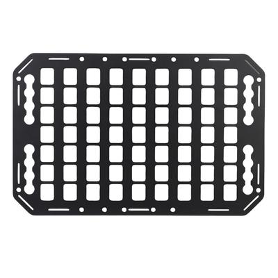 Truck Bed Molle Panel Aluminium Alloy Multifunctional L Track Storage Organizer for Car SUV RV 483x311x2mm