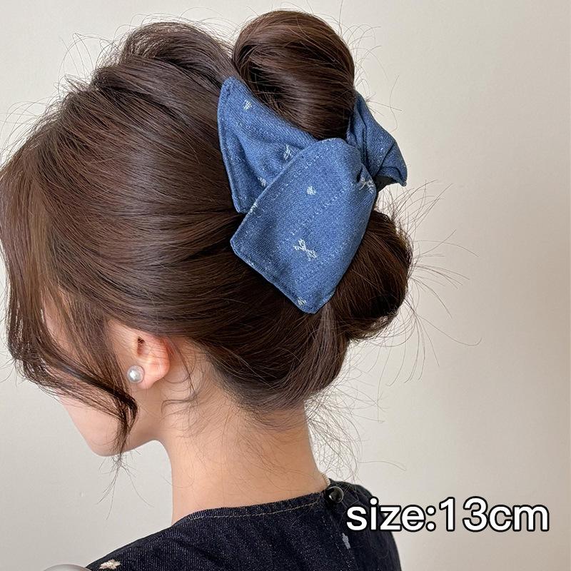 Sweet Elegant Shell Triangle Grab Clip Women's Back of Head Hair Multi-volume Hairpin New Shark Clip Hairpin Headwear