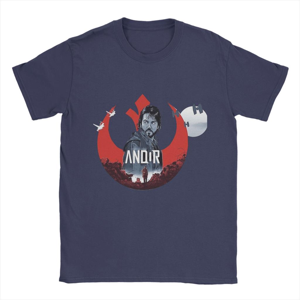Funny The Best Andor T-Shirts for Men Crew Neck Pure Cotton T Shirt Short Sleeve Tees Summer Clothing