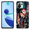Anime Demon Slayer tanjiro Case For Xiaomi Mi 11 Lite NE 11i 10T 11T Pro A2 A3 Lite POCO F3 M3 M4 C31 X3 Pro NFC GT Black Cover