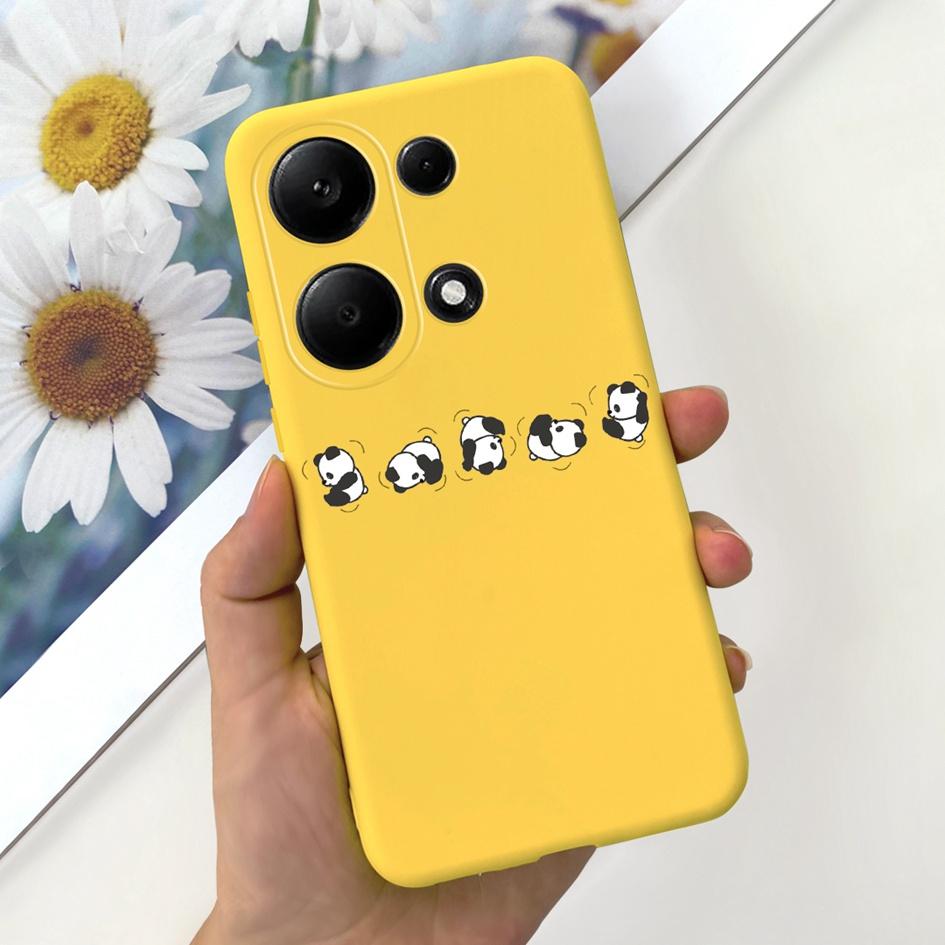 For Xiaomi Redmi Note 13 Pro 4G 2024 Case Cute Love Heart Cactus Soft Matte TPU Cover For Xiaomi Poco M6 Pro 4G Note13 Pro Coque