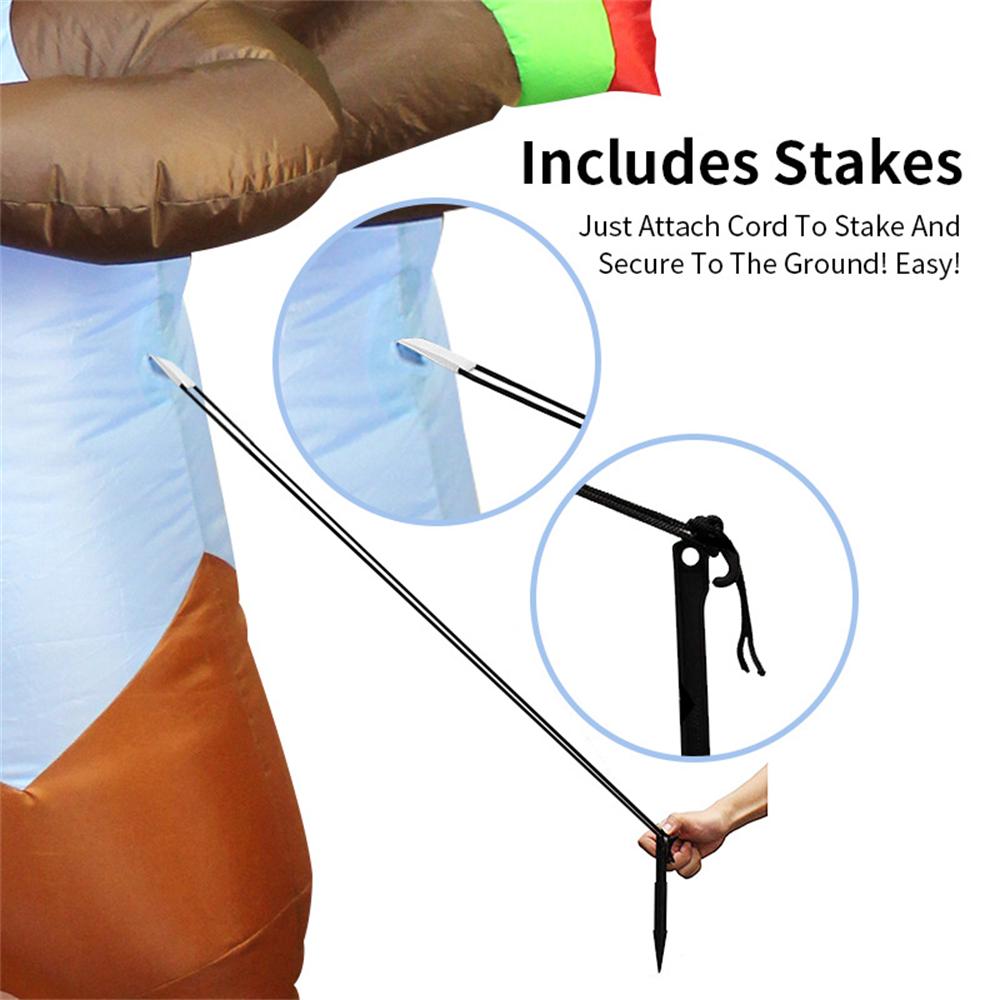 2.1M/7FT Christmas Inflatables Sitting Snowman Penguin Outdoor Model with LED Lights Indoor Outdoor Carnival Xmas Decorations