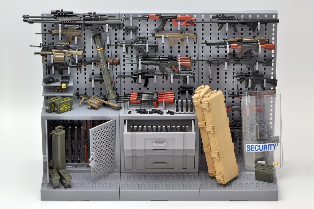 Little Armory LD006 Gun Rack B Plastic Model