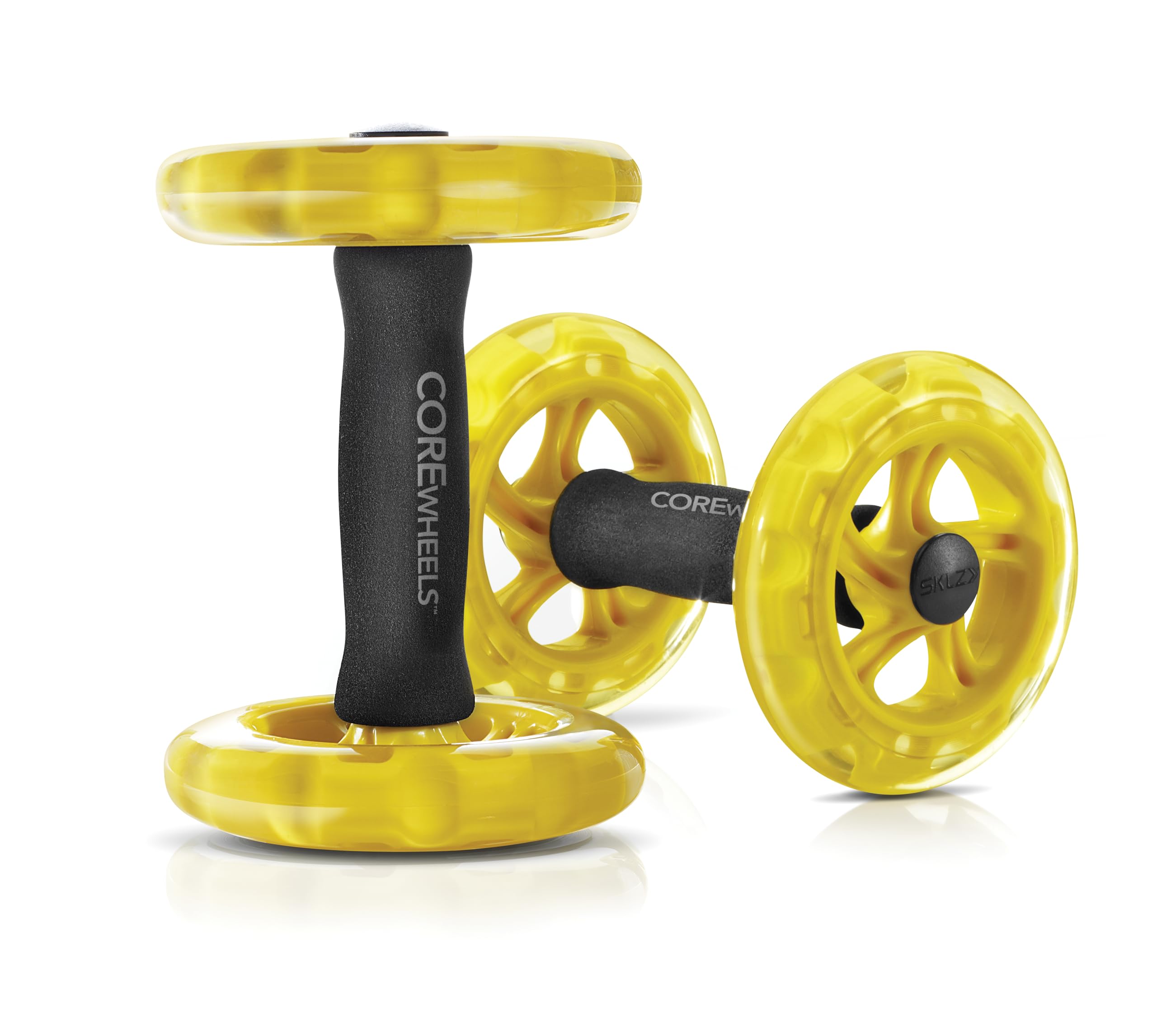 

SKLZ Core Wheel Ab Прочное колесо для пресса Вес для кора Фитнес для верхней части тела Желтый Импорт из Ролик, Тренировка, Похудение, Упражнение, Оборудование, 2 штуки, [Официально Япония]