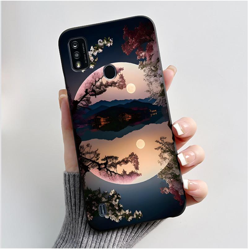 Soft TPU Case For ZTE Blade A51 A71 A31 Plus A7P Cute Love Rabbit Black Silicone Back Shell for BladeA51 Protective Soft Cover
