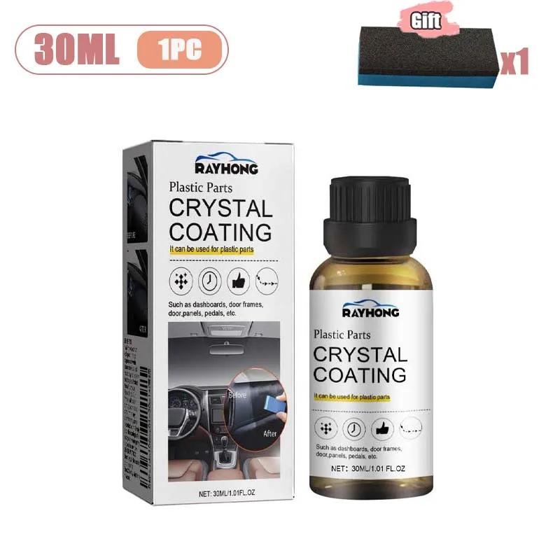 

30ML Crystal Coating Plastic Restore Car Interior Cleaner Dashboard Dustproof Shine Renewal for Car Maintenance