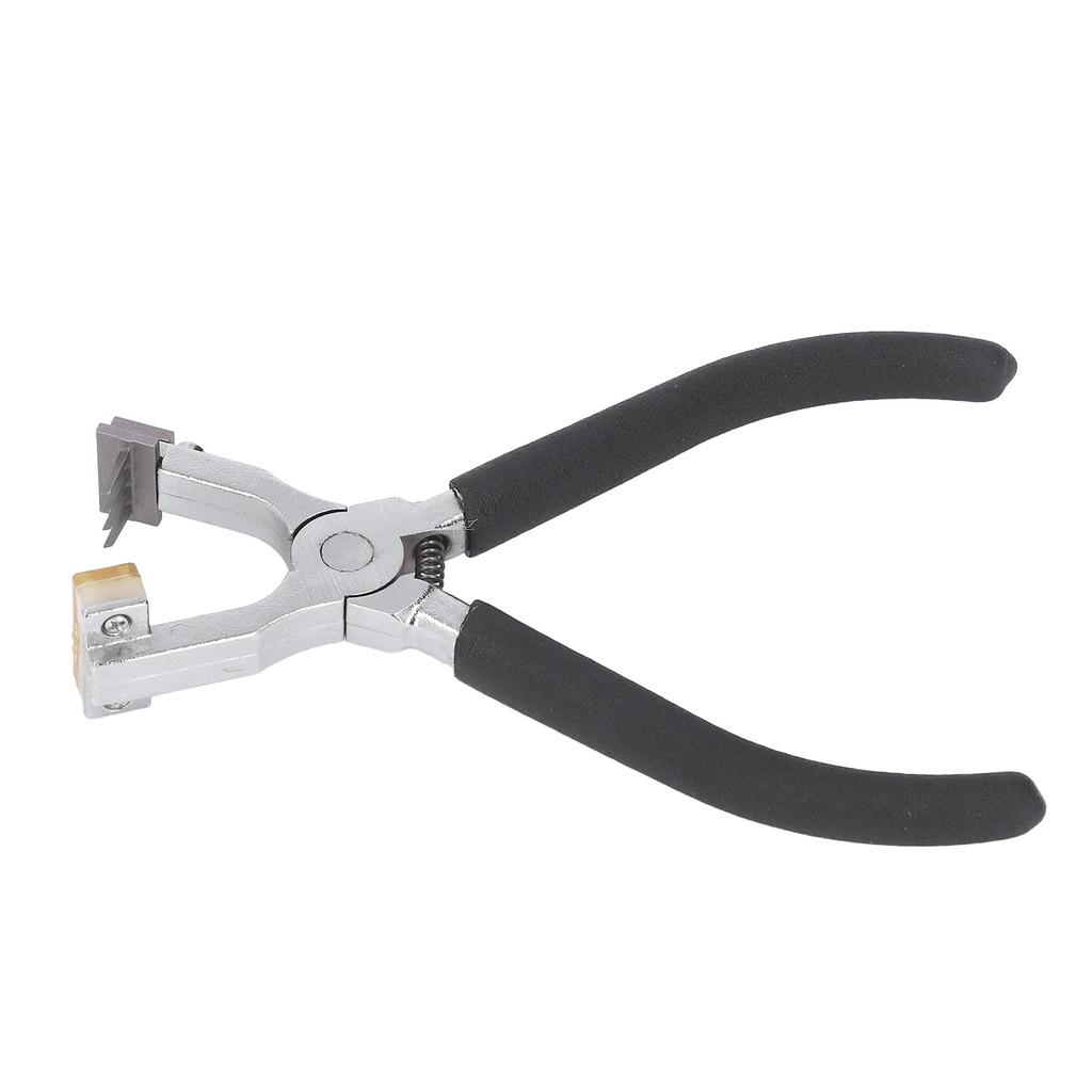 French Angled Chisel Punch Pliers Double Lever Replaceable Head High Hardness Leather Hole Punch