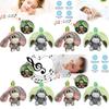 Glow Breathing Avocado Donkey Plush Toy With Pp Cotton Filling For Kids Stuffed Animal