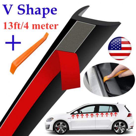 13ft For Kia V-Shape Car Side Window Door Trim Edge Moulding Sealing Strips