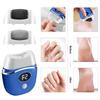 Rechargeable 2-Speed Electric Foot File with 2 Replacement Heads for Removing Dead Skin & Calluses