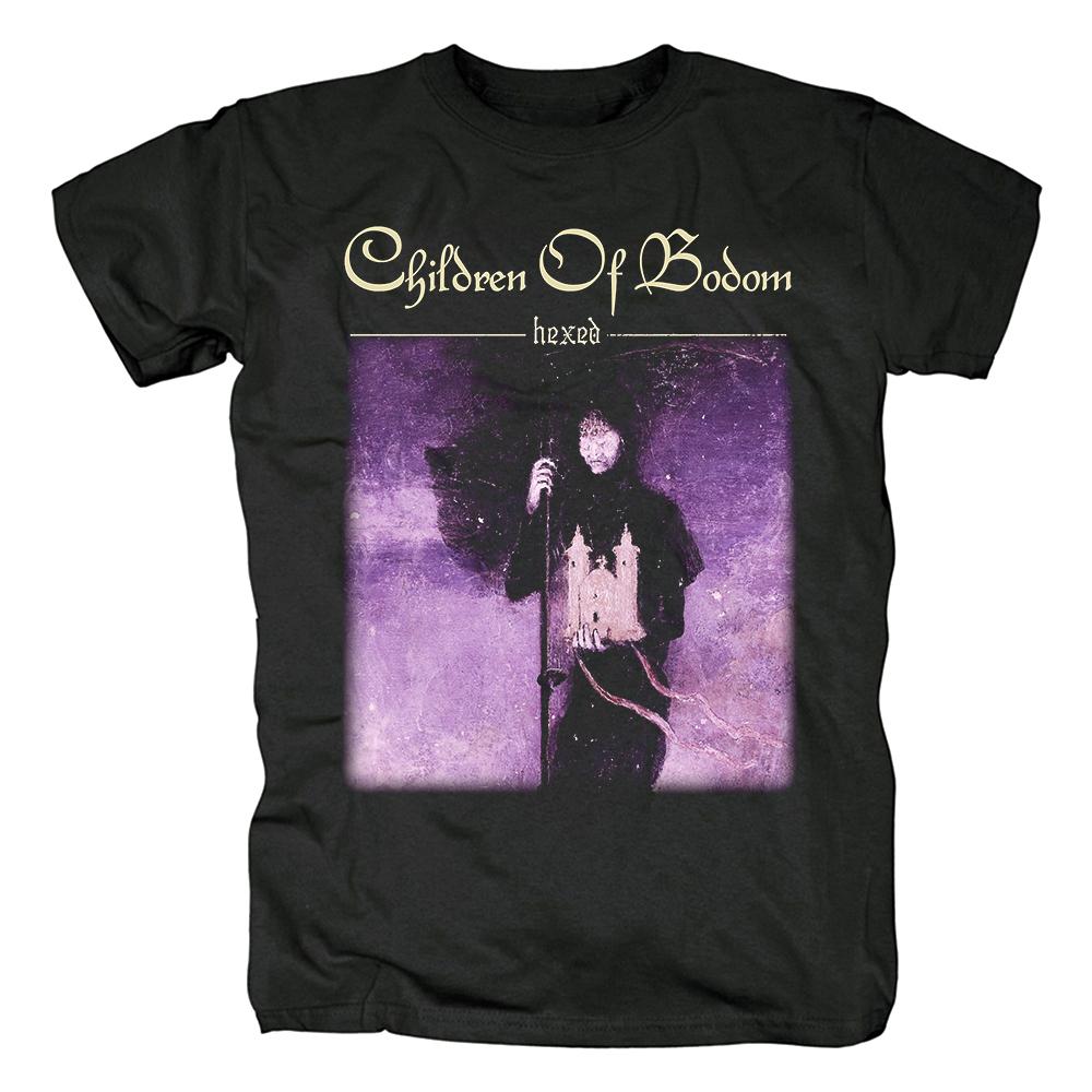 Heavy Metal Rock Unisex TShirt Kurzarm Shirt Kinder von Bodom Rock T-Shirts Casual Harajuku Streetwear Hiphop T-Shirts Unisex T-Shirt