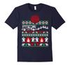 Feuerwehr Hässlicher Weihnachtspullover Feuerwehrmann T-Shirt 100% Baumwolle Rundhals Sommer Kurzarm Lässig Herren T-Shirt Größe S3XL