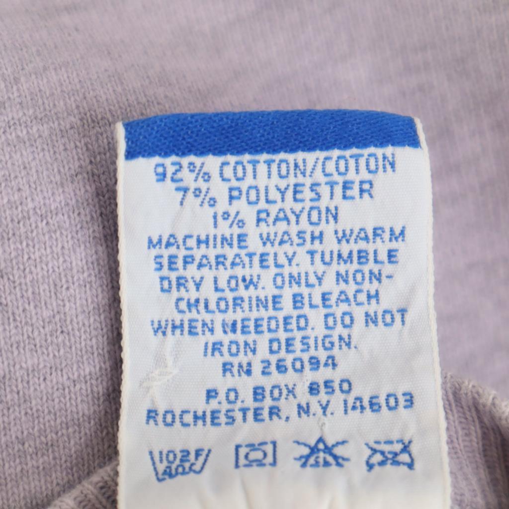 Champion 90s Made in USA Blue Tag Long sleeve sweat L Purple gray Men's Used