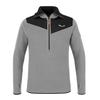 Salewa Mens Zip Neck Slim Fleece Top