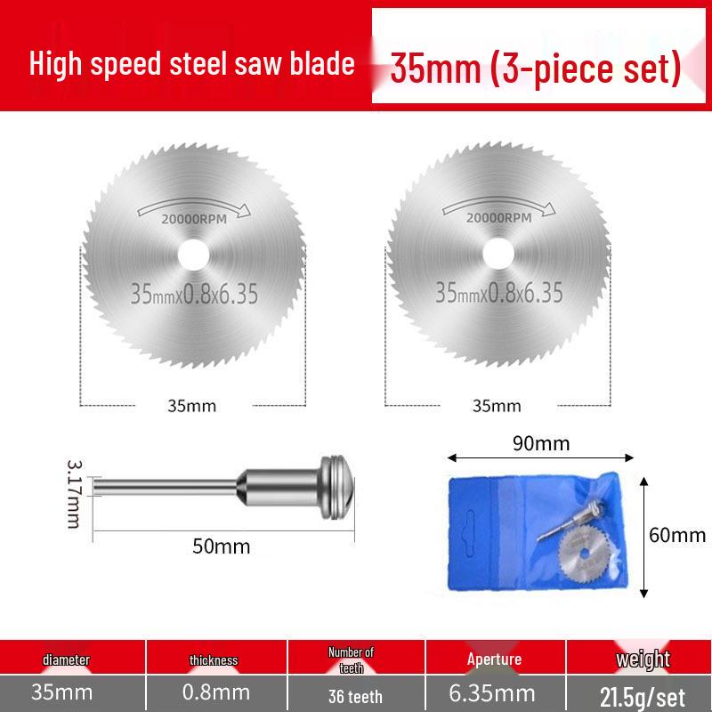 Mini High-Speed Steel Saw Blade for Woodworking and Plastic Cutting