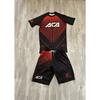 Set Costum Bărbați MMA Box Antrenament de Luptă Îmbrăcăminte Sport Top cu Mânecă Scurtă Rash Guard Imprimat 3D și Pantaloni Scurți de Luptă