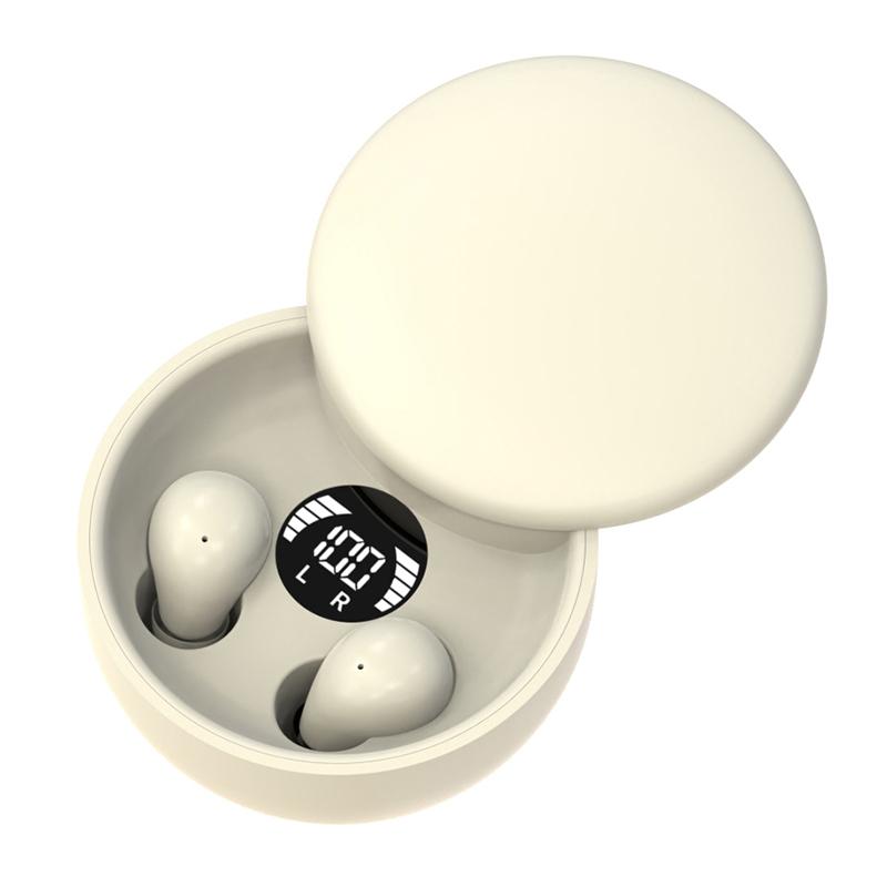 

Беспроводные наушники TWS Sk26 Bluetooth 5.4, внутриканальные, невидимые, для сна, с микрофоном, с шумоподавлением, наушники Hi-Fi для музыки бежевый