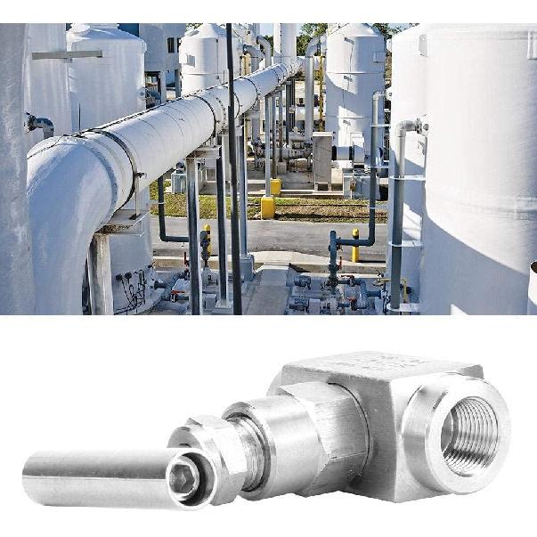 Straight Needle Valve, 3/8 Inch, 304 Stainless Steel BSPP Female Thread High Pressure Needle Control Valve, for Water Gas Oil Fuel (3/8inch)