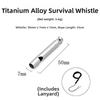Portable Keychain Whistle 6 Colors Camping Hiking Tool New High Decibel Whistle  Outdoor Tool