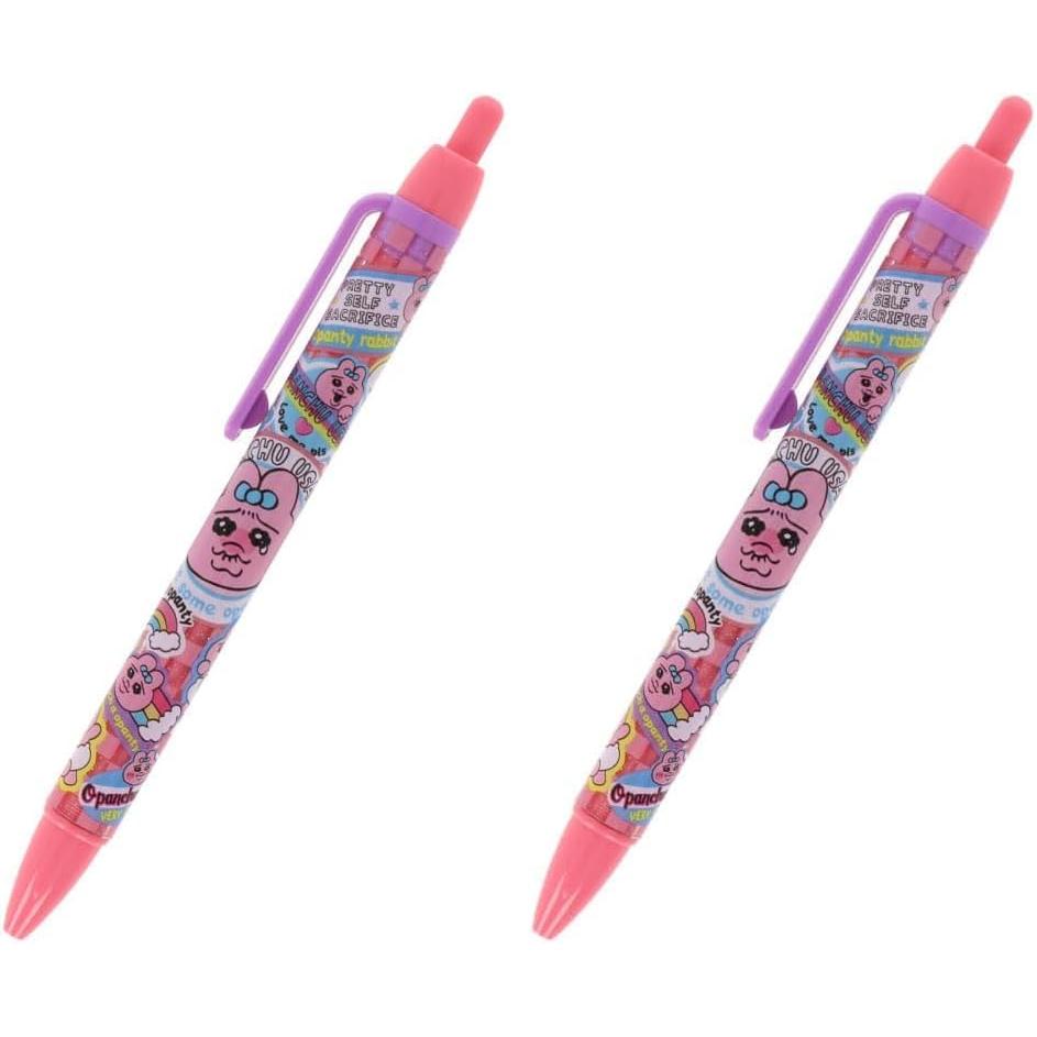 Sun-Star Stationery Opanchu Usagi Ballpoint Pen, Pink