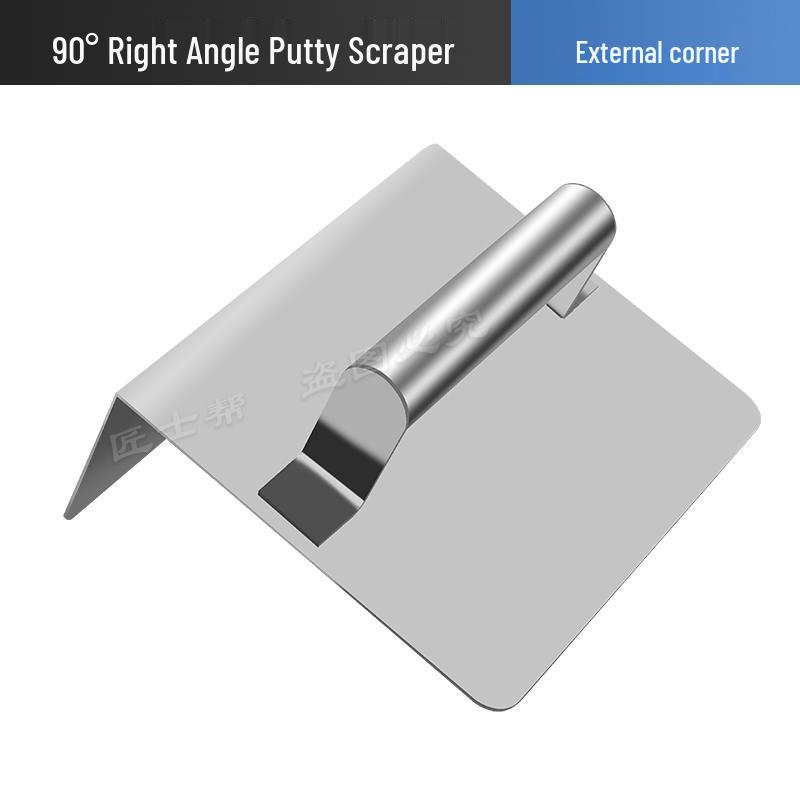 Yin-Yang Stainless Steel Arc Corner Scraper & Plastering Knife