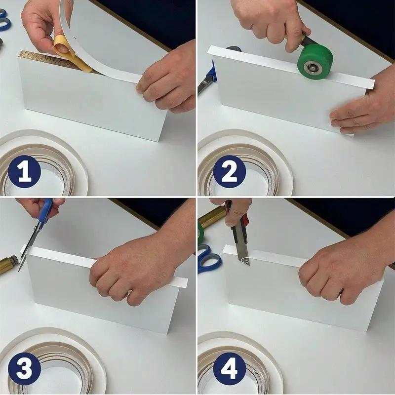 1PC 10m Wood Grain Edging Tape Thickened Self Adhesive Refurbished Self-adhesive Edge Band PVC Decorative Beauty Seam