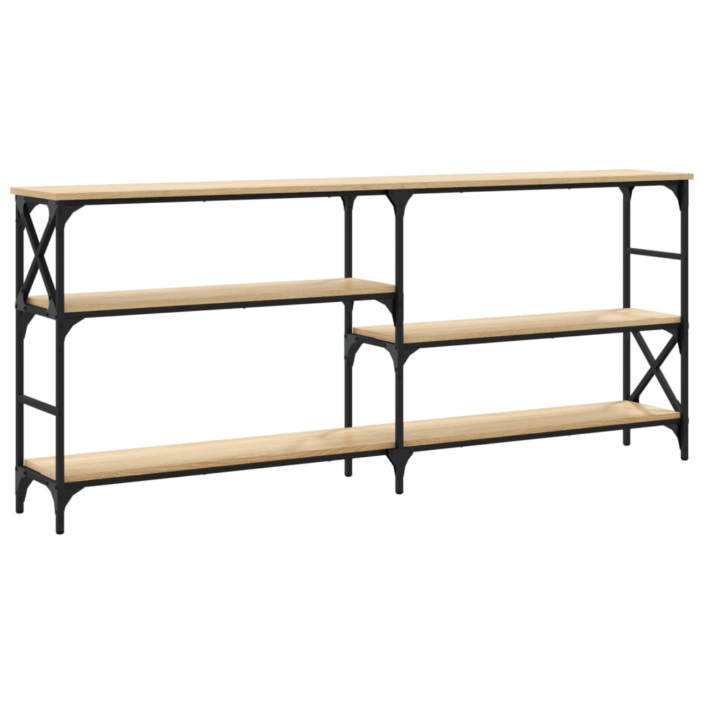 Console Table Sonoma Oak 180 x 29 x 76.5 cm Particleboard