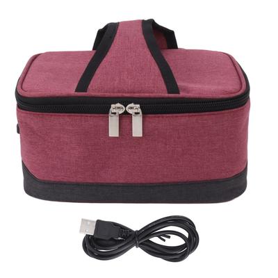 Portable Electric Lunch Box Food Heater USB Constant Heating Insulation Bag Heated Lunch Box Bag