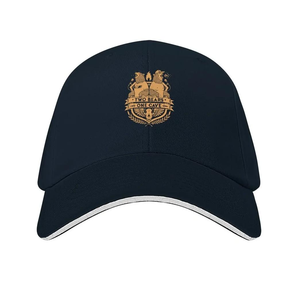 TWO BEARS ONE CAVE BY JEREMY FISH Baseball Cap Christmas Hat Sun Hat For Children Anime Hat Sun Cap Golf Unisex Womens