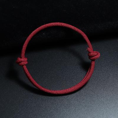 Minimalist 3mm Milan Rope Bracelet Men Women Student Adjustable Braided Red Thread Braslet Couple Braclet Best Friend Gift Joias
