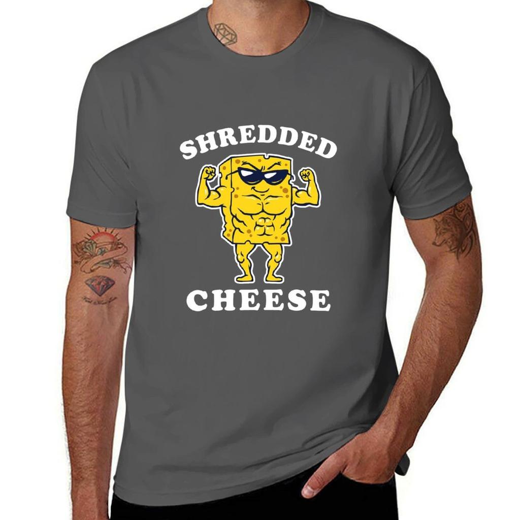 Shredded Cheese TShirt Anime T Shirts for Man T Shirts with Prints TShirt