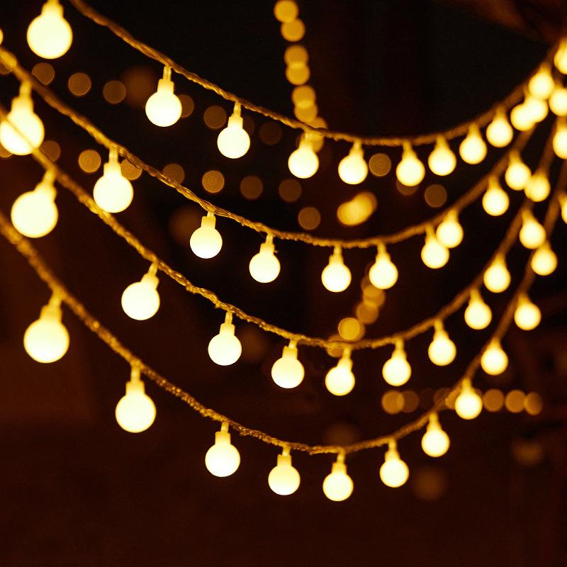LED Star String Lights for Outdoor Camping & Festive Decor