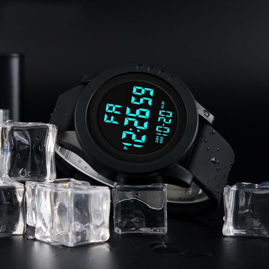 Mens LED Digital Display Watch Date Sport Women Outdoor Electronic Watch
