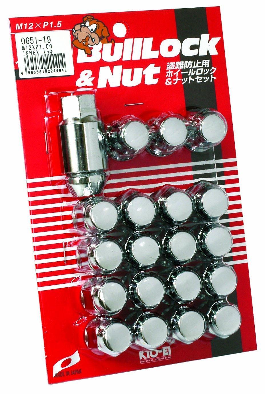 

Гайка-бык M12 x для детали KYO-EI Замок, Тип, 19HEX, P1.5, 5H, Автомобили, Количество 20, Номер 0651-19