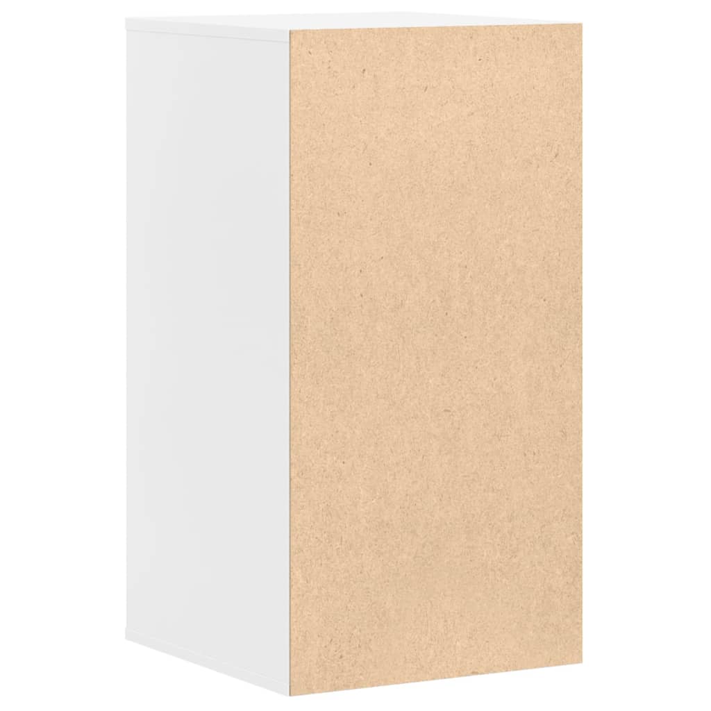 White Chest of Drawers 40 X 41 X 76 Cm Engineered Wood