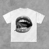 High Street Y2K Cotton Tshirt Harajuku Graphic Print Hip Hop Tee Oversized Punk Retro Top Rock Goth Casual Short Sleeve Tshirt