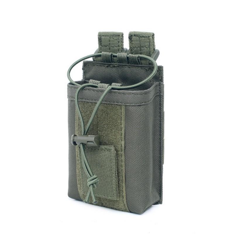6 Style Tactical Molle Radio Holder Portable Walkie Talkie Pouch Case Radios Holster Bag Camping Hunting Accessories