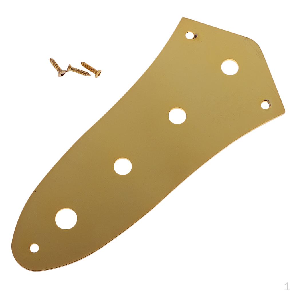 4-Hole Bass Accs Control Plate Metal for JB Electric Replacement Parts