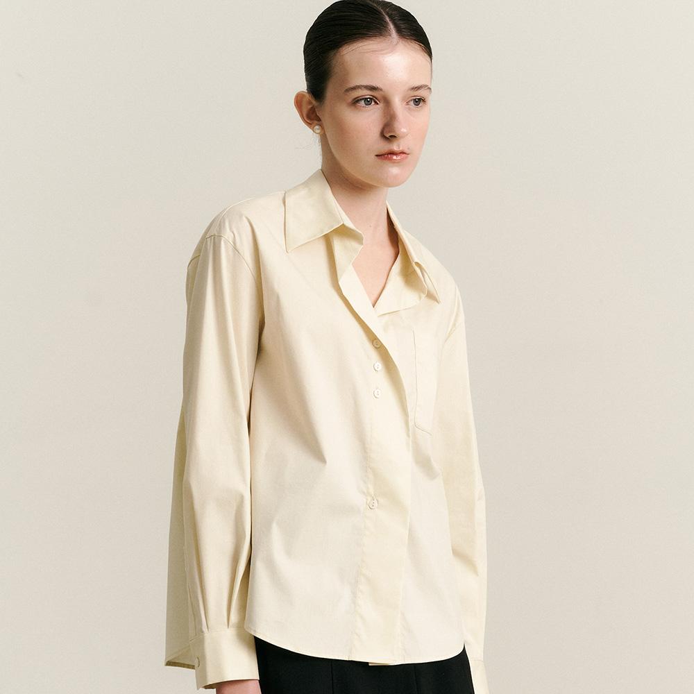 WEDNESDAY DELIGHT Wd_Drop Shoulder Sleeve Shirt_Yellow