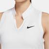 Nike Dri-Fit Court Victory Solid Versatile Comfortable Casual Tennis Sleeveless Dress Women Dresses White DD8731-100